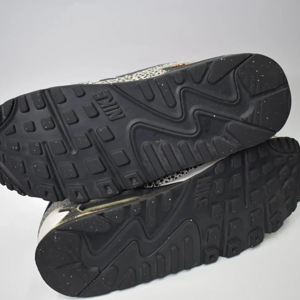 Nike Air Max 90 Safari GS Summit White Black Clay Orange‎ 820340-100 SZ 7 Y